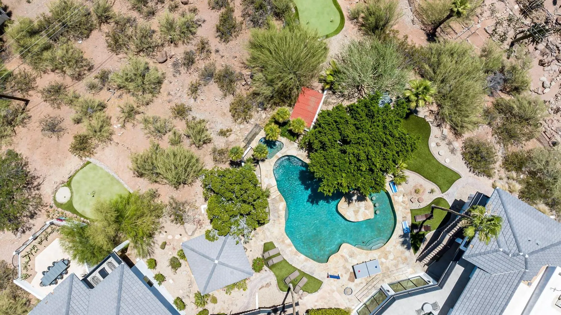 Camelback Mountain Mansion - Micro-Resort, Views, Golf, Heated Pool, Game Room 凤凰城 美国